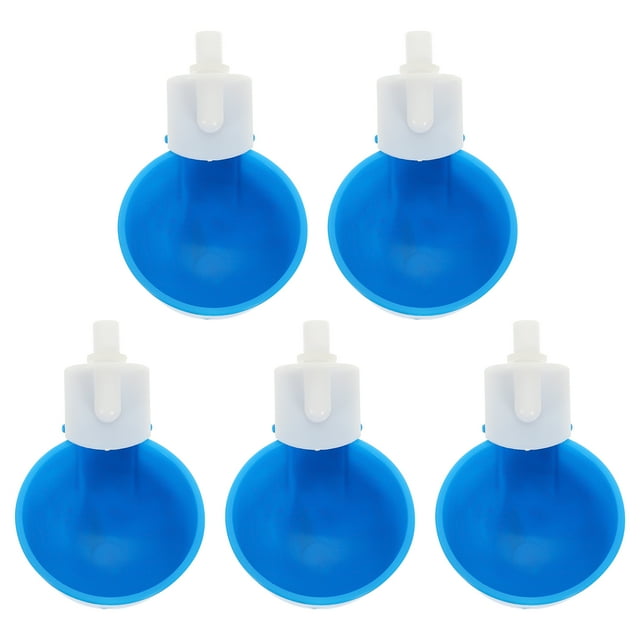 Shisuyan 5pcs Replaceable Duck Waterer Pasture Water Feeders Automatic Chicken Cups