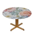 thumbnail image 3 of HAOXIT Decorative Lemon Round Tablecloth Table Cloth Tablecloths for Parties Wedding &amp; Holiday Kitchen Dinner( Round) 31-35, 3 of 8