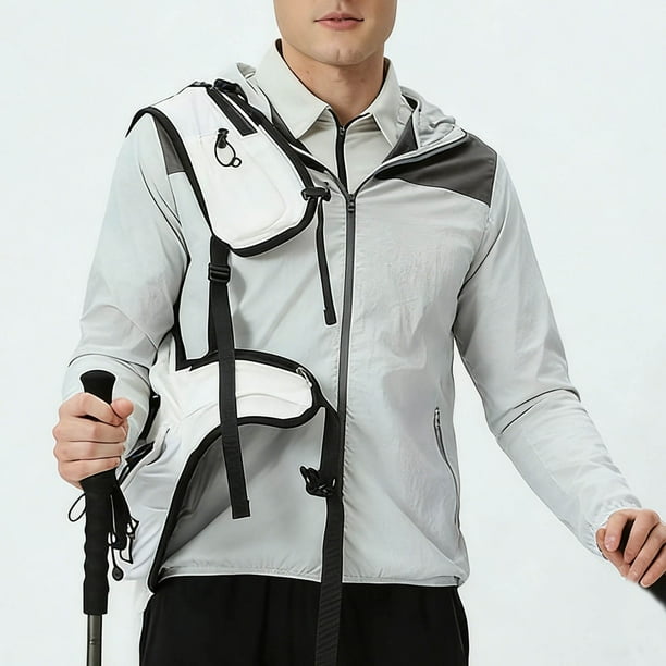 Ceisia Unisex Solid Color Outdoor Windproof Water Gift Repellent Sun Protection Lightweight Hiking Hooded Long Sleeve Jacket