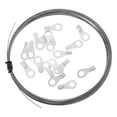 thumbnail image 1 of KAKOWELY Round Electric Heating Wire Sealer Cutting Wire Heat Seal Strips With Connector High Temp Sealing Strip For Heat Sealer Packaging And Sealing Spare Parts,196.85X"X0.02"X0.02", 1 of 5