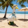 thumbnail image 6 of 2026 Beach Theme Porch Goose Pet Decoration Set, Summer Seaside Outfit for Garden Statue, for Creating a Coastal Vibe and Adding Fun to Your Patio and Yard (Only Clothes), 6 of 7
