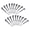Straight hook, variant on 20Pcs Leaves Guard Fixing Clip Meshes Anchors Universals Plastic Gutter Guard Clip Gutter Brush Clamps Easy to Install
