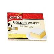 Sara Lee Golden White Iced Sheet Cake 12 x 16inch 76oz (PACK OF 4)