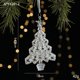 thumbnail image 4 of Crystal Christmas Tree Pendant Xmas Transparent Ice Navidad Hanging Snowflake Natal Ornament New Year Home Windown Decoration, 4 of 5