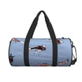 thumbnail image 2 of ZICANCN Koi Blue Pattern Travel Duffle Bag, Sports Tote Gym Bag Weekenders Bags for Women Men, 2 of 8