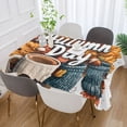 thumbnail image 2 of Yayeee Tablecloths for Rectangular Tables 54 x 54 inch Party Table Cover, Autumn Day Pattern, 2 of 6