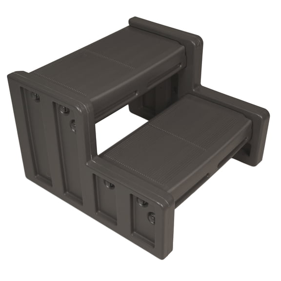 Vinyl Works 22 Inch Junior Resin Multi Purpose Home Spa and Hot Tub Steps, Mocha