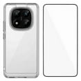 thumbnail image 1 of WANLONFENG MF Series for Xiaomi Redmi Note 14 Pro 5G Case TPU Acrylic Clear Phone Cover with Tempere, 1 of 5