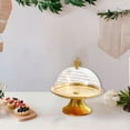 thumbnail image 5 of Vacemry Under $5 Dessert Display Stand, Multi-Tier Cake Plate with Clear Lid, Snack Serving Tray for Parties Events, Elegant Metal Base with Acrylic Cover, Living Room Table Centerpiece, 5 of 6
