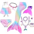 thumbnail image 1 of Conjunto de traje de baño para niños - morado, 1 of 3