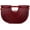 Wine, variant on Clutch Purses for Women Evening/Wedding Chic Half Round Woven Bag Formal PU Leather Purse Designer Handbags for Party Prom