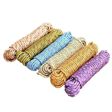 

33ft Laundry Clothesline Nylon Rope Sturdy Hanging Drying Clothes Line Cord Portable Outdoor Camping Travel