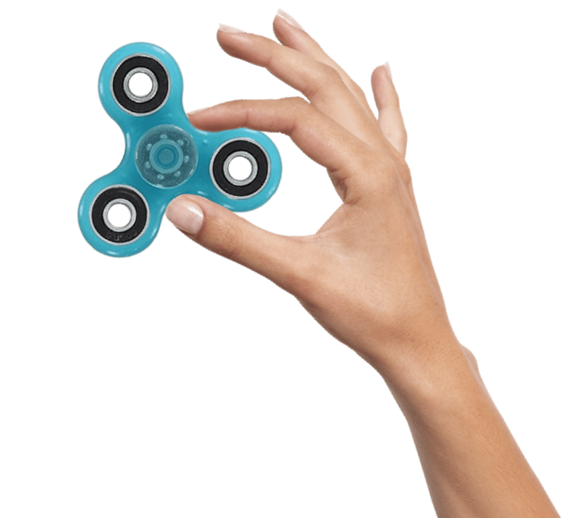 Neon EDC GLOW IN THE DARK Hand Finger Fidget Spinner ADHD Stress Relief Gadget 