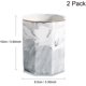 thumbnail image 2 of Paquete de 2 soportes de cerámica para bolígrafos, taza para escritorio, soporte para brochas de maquillaje con patrón de mármol, 11 Feliz Sencillez, 2 of 5