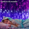 thumbnail image 2 of Luces de cortina CoziTech rosa y morado degradado para decoración de dormitorio, 2 of 6
