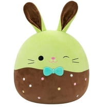Squishmallows Original 8in Buster The Chocolate-Dipped Green Bunny Holding Chocolate Bunny Easter Plush