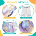 thumbnail image 3 of joogoo Purple Blue Marble Boys Swim Trunks Beach Swimsuit Shorts Boxer 5-6T, 3 of 8