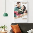 thumbnail image 4 of Its A Wonderful Life(4)Movies Poster Artworks Canvas Poster Room Aesthetic Wall Art Prints Home Modern Decor Gifts 12x18inch(30x45cm), 4 of 6