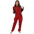 thumbnail image 3 of Mono a rayas de invierno, mono navideño de manga larga, ropa de dormir femenina, pijamas para mujer, ropa de dormir, mono con capucha, ropa de dormir, 3 of 4