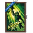thumbnail image 3 of Creature From The Black Lagoon - The Legend Of The River by César Moreno Wall Poster, 14.725" x 22.375" Framed, 3 of 5