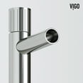 thumbnail image 6 of VIGO Ashford Single Handle Single-Hole Bathroom Vessel Faucet in Brushed Nickel, 6 of 12