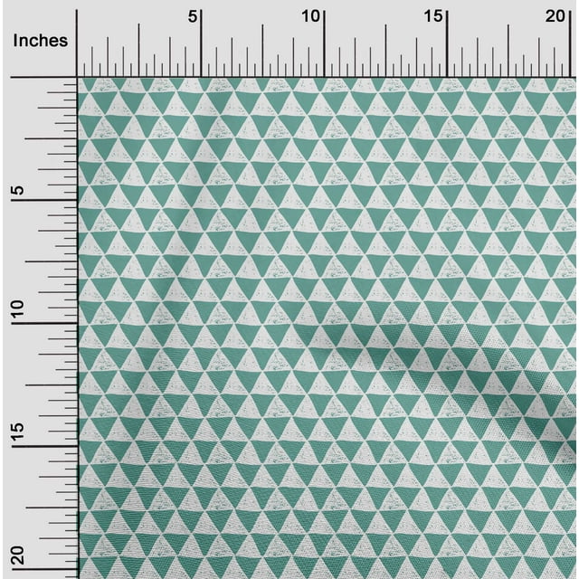 oneOone Cotton Flex Fabric Geometric Block Print Sewing Fabric BTY 40 Inch Wide