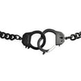 thumbnail image 3 of Bling Jewelry Mens Men's Biker  Rock Necklace Large Chain Handcuff in Black Gold Silver - 20", 3 of 5