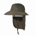 thumbnail image 2 of UPF 50 Wide Brim Bucket Hat with Neck Flap Breathable Sun Protection Fishing Hat for Men Women Summer Outdoor Hiking Gardening, 2 of 6