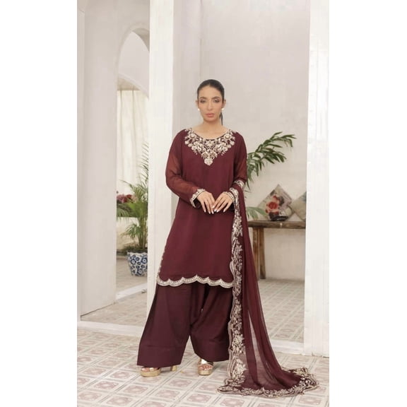 Pakistani Farshi Salwar Kameez Dress Suit Party Bollywood Eid USA Seller LARGE L Buy It Now ¬∑ 267575694573