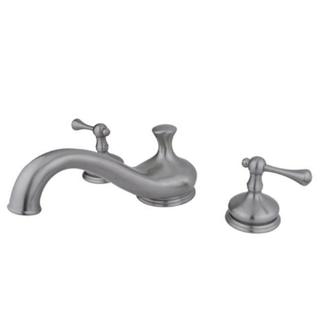 Kingston Brass KS3338BL 8 Inch -18 Inch Widespread Roman Tub Filler - Satin Nickel