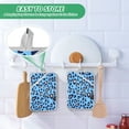thumbnail image 7 of Blue Leopard Skin Pattern Pot Holder Set 2 Piece Non-Slip Oven Hot Pads Heat Resistant Durable 7x9.8in, 7 of 7