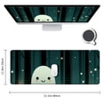 thumbnail image 2 of nygtbtfer Forest Ghosts Mouse Pad, Cute Mouse Pad for Wireless Mouse, Rectangle Waterproof Mousepad for Desk with Non-Slip Rubber Base, Suitable for Home &amp; Office,  31.5x11.8 in, 2 of 6