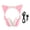 Pink, variant on BIMZUC Cat Ear Bluetooth Headset Stereo Cute High Sensitivity Built in Mic Adjustable LED Kids Headset with 3.5mm Cable Yellow 9.06 inches / 23 cm