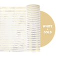 thumbnail image 4 of Cinta decorativa Gouzaak en lámina de oro blanco de 25 cm x 9 m, 2 rollos, 4 of 6