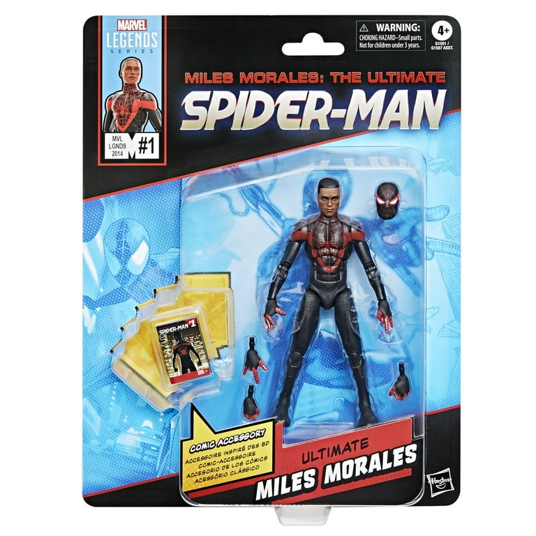 Marvel Legends Series Ultimate Miles Morales Spider-Man Action