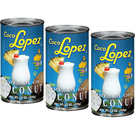 Cream of Coconut by Coco Lopez 15 oz (Pack of 3)
