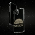 thumbnail image 6 of DistinctInk Clear Case for Apple iPhone 15 Pro MAX (6.7" Screen) - Sky Is Not Limit Footprints On Moon, 6 of 9