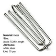thumbnail image 6 of Curtain Hook Hanging Hooks, 10 Curtain Hooks Hooks, Silver, 6 of 7