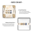 thumbnail image 5 of Lsque Peanuts Printed Tissue Box Cover Holder, Facial Paper Organizer Dispenser,Square with Bottom Belt, PVC Leather Decorative Organizer, 5 of 8
