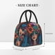 thumbnail image 2 of Disketp Bohemian Colorful Flower Woman Bolsa Térmica para Almuerzo, Lonchera con Abertura Amplia y Gran Capacidad, Organizador Reutilizable para Mujeres, Hombres y Adultos, 2 of 6