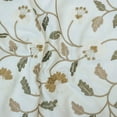 thumbnail image 6 of Fabric Mart Direct Ivory Fabric by the Yard, 52 inches or 132 cm Width Ivory Cotton Fabric, 5 Continuous Yards Cotton with Embroidery Fabric, Upholstery Fabric, Fabric For Curtains, Pillows, 6 of 7