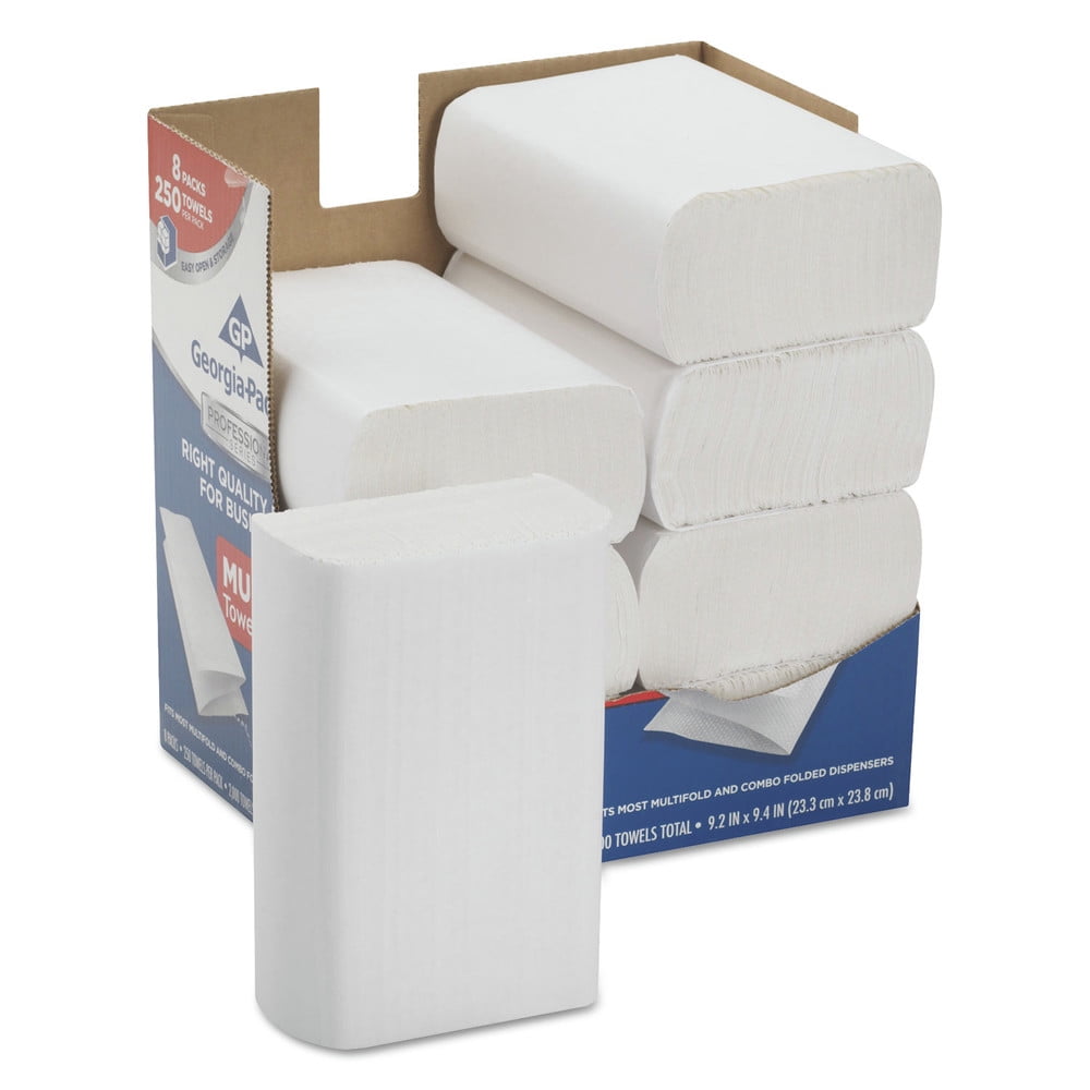 White, 3.25 Inches x 10.25 Inches, 2,400 Pacific Blue Basic C-Fold Paper Towel 