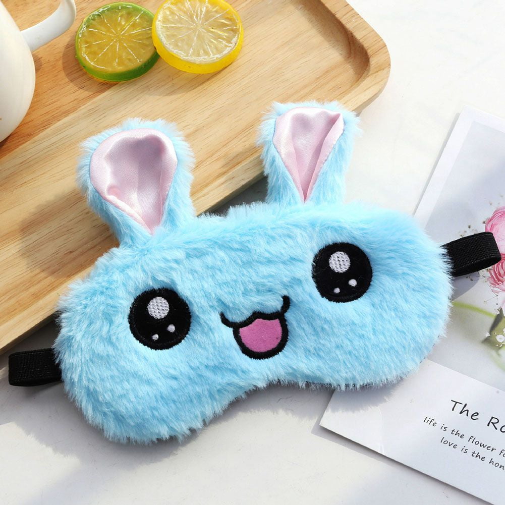 Fashion Cute Sleep Masks Cute Rabbit Plush Eye Mask Relaxation Eye