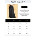 thumbnail image 7 of Airmenty Palazzo Pants For Women Casual Wide Leg Pants High Waist Pants Lounge Beach Trousers with Pocket Black 1-Pack, 7 of 7