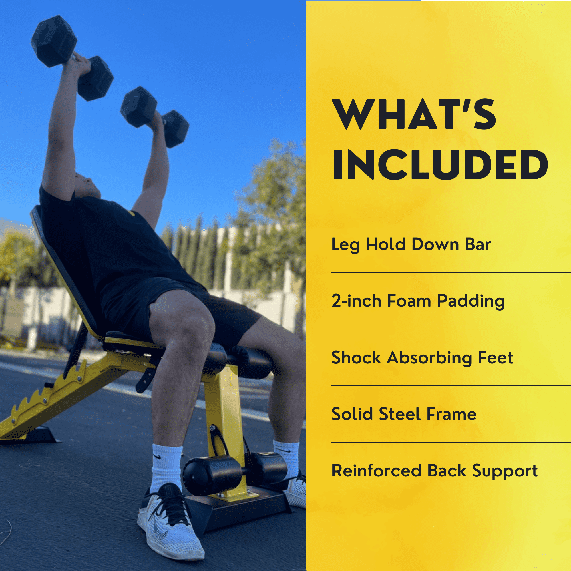 Hulkfit adjustable bench sale