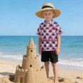 thumbnail image 6 of Dailycode Small Short Sleeve Button Down Shirts Beautiful Fish Scales Casual Shirt 3-10 Years, 6 of 9