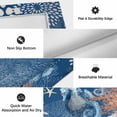 thumbnail image 5 of Blue Red Seahorse Coastal Outdoor Rug 6x9 Ft, Non Slip Washable Area Rug, Navy Blue Beach Coral Nautical Patio Rugs Carpet Runner, Large Floor Mat for Indoor/Outdoor Deck Porch Camping, 5 of 8
