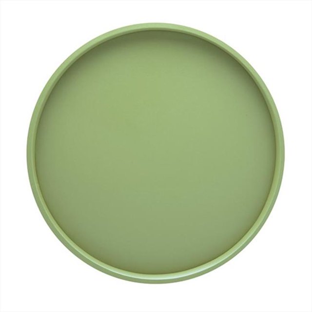 Kraftware 14630 B.C. Plateau de Service Rond Vert Brume 14 Pouces