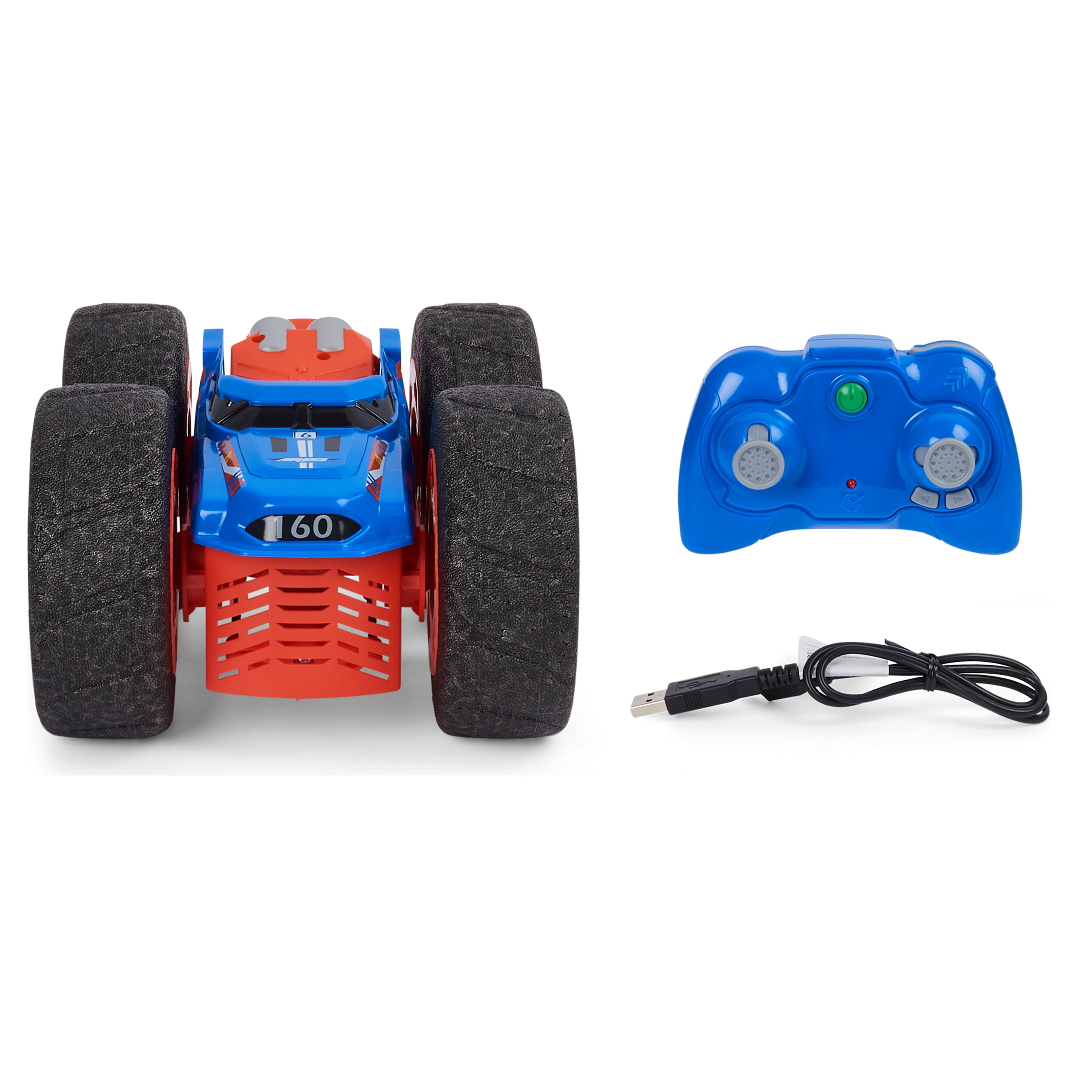 Air Hogs Super Soft, Jump Fury avec roues zéro dégâts, voiture  radiocommandée pour sauts extrêmes, jouets pour les enfants à partir de 4  ans, échelle 1:15 