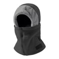 thumbnail image 1 of Pasamontañas para clima frío, forro polar térmico para esquí, cuello y cara, capucha para motocicleta gris, 1 of 8